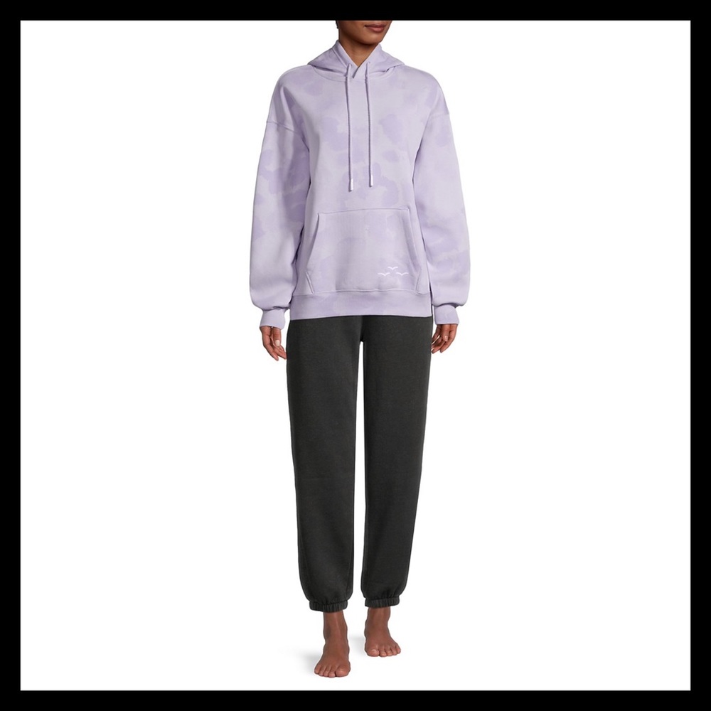 LAZYPANTS The Cooper Hoodie In Lavender Sponge - Picture 8 of 10